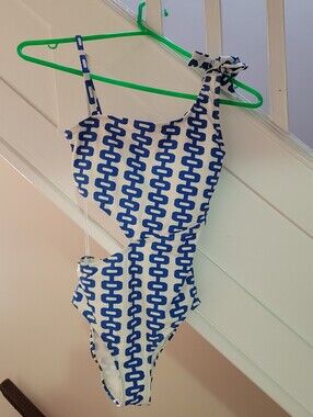 Girls Asymetrical Cutout One-piece Swimsuit